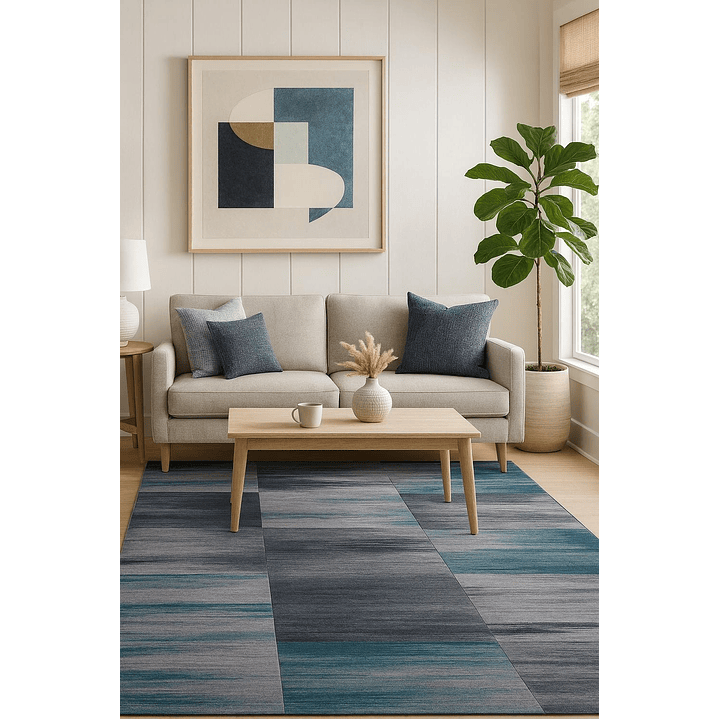 Alfombra Clems Para Living 200x220 Diseño Georgia 3