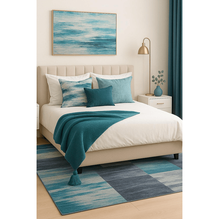 Alfombra Clems Para Living 200x220 Diseño Georgia 5