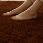 Alfombra Bajada De Cama Clems Shaggy 60x150 Café - Miniatura 5