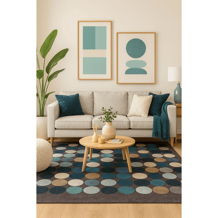 Alfombra Diseño Berlin Para Living 200x220 Clems 6