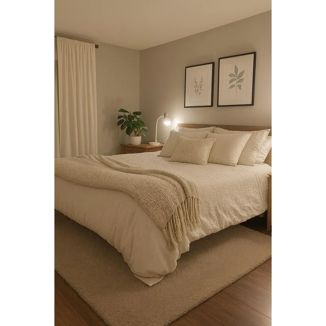 Alfombra Bajada De Cama Timmy Extra Suave Color Taupe 55x145 5