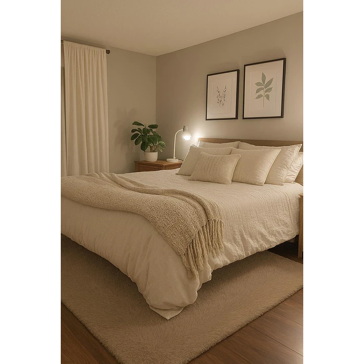 Alfombra Bajada De Cama Timmy Extra Suave Color Taupe 55x145 5