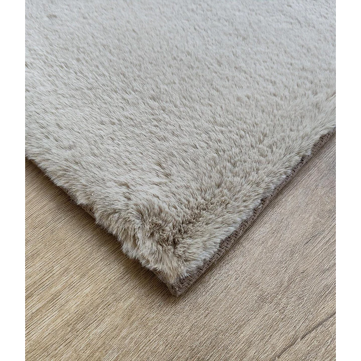 Alfombra Bajada De Cama Timmy Extra Suave Color Taupe 55x145 7