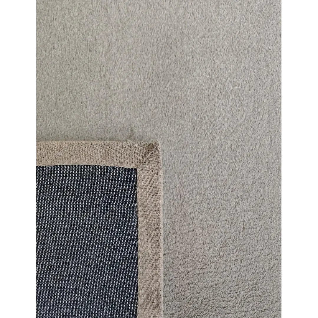 Alfombra Bajada De Cama Timmy Extra Suave Color Taupe 55x145 8