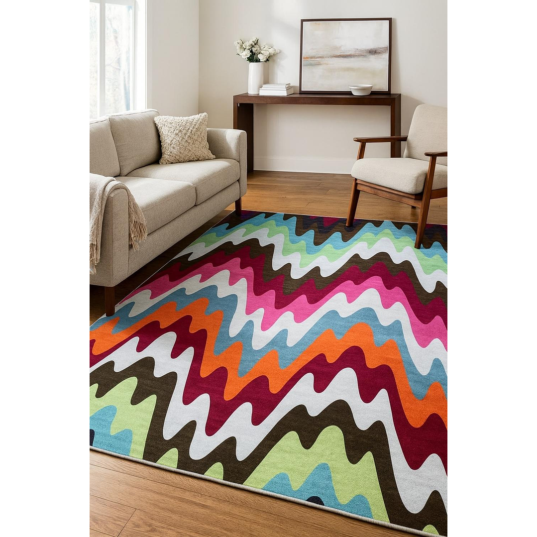 Alfombra Diseño Kasam Para Living 150x200 Clems 4