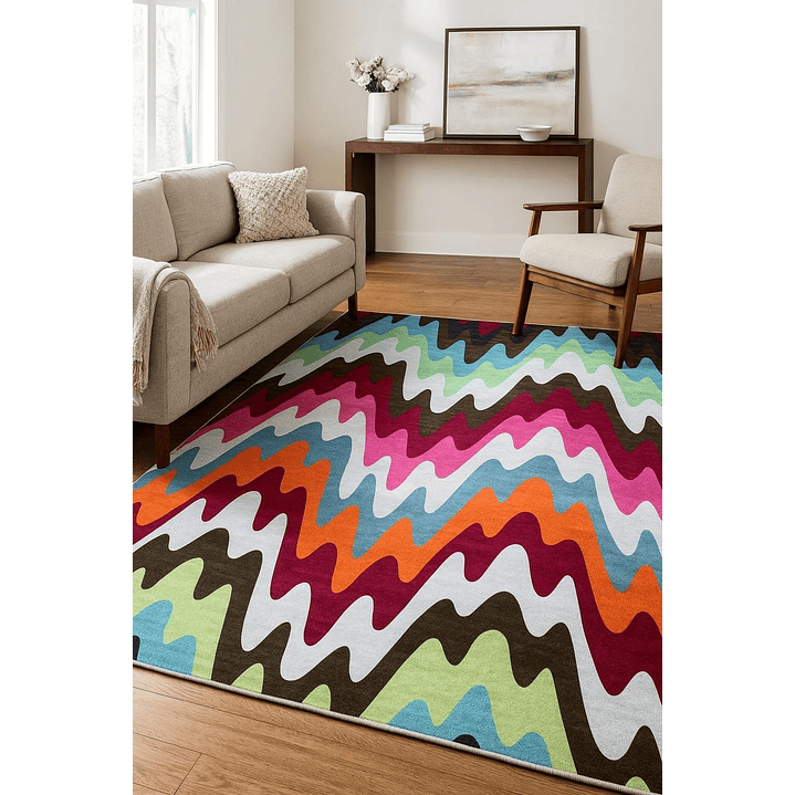 Alfombra Diseño Kasam Para Living 150x200 Clems 4