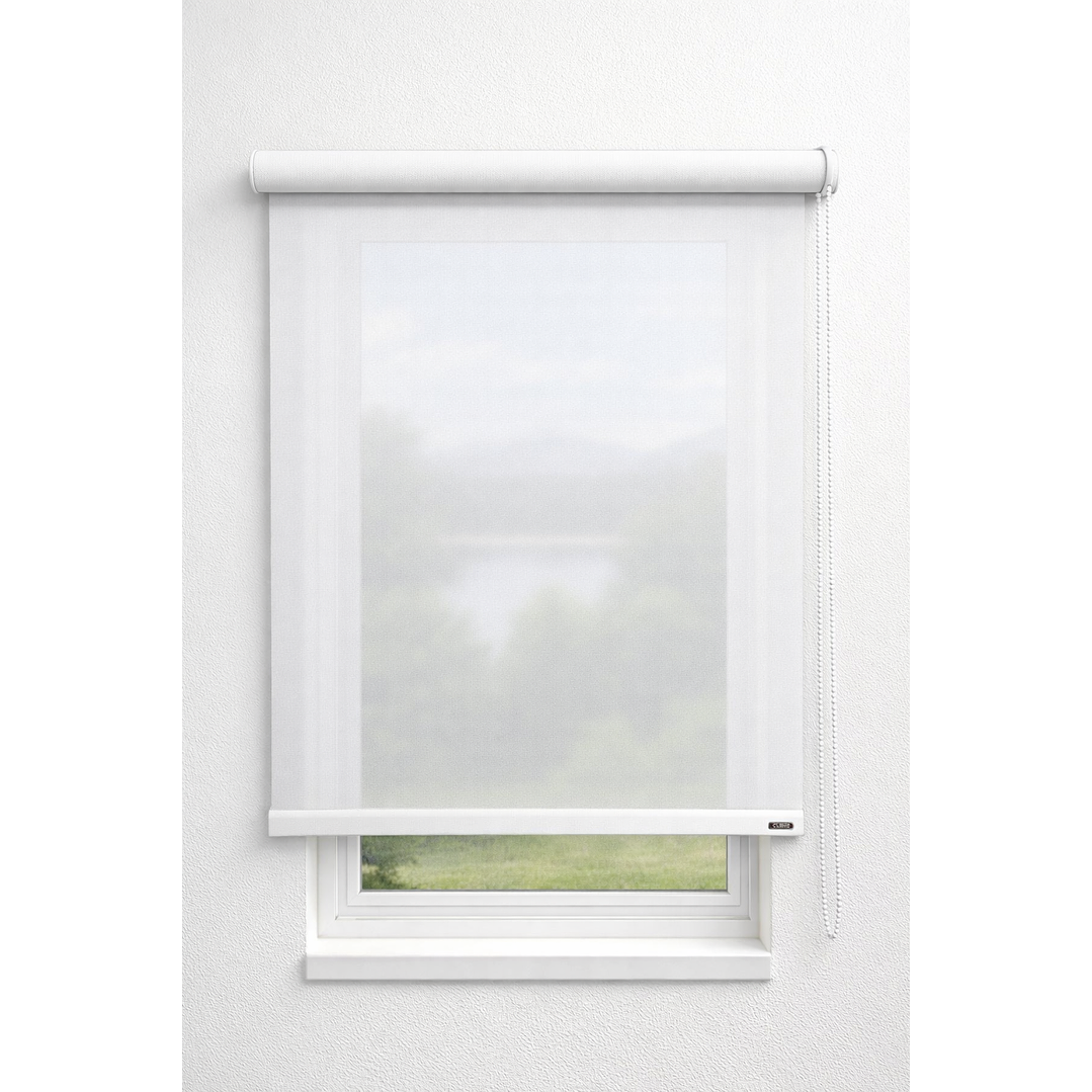 Cortina Roller Sunscreen 5% Filtro Solar Color Blanco 5