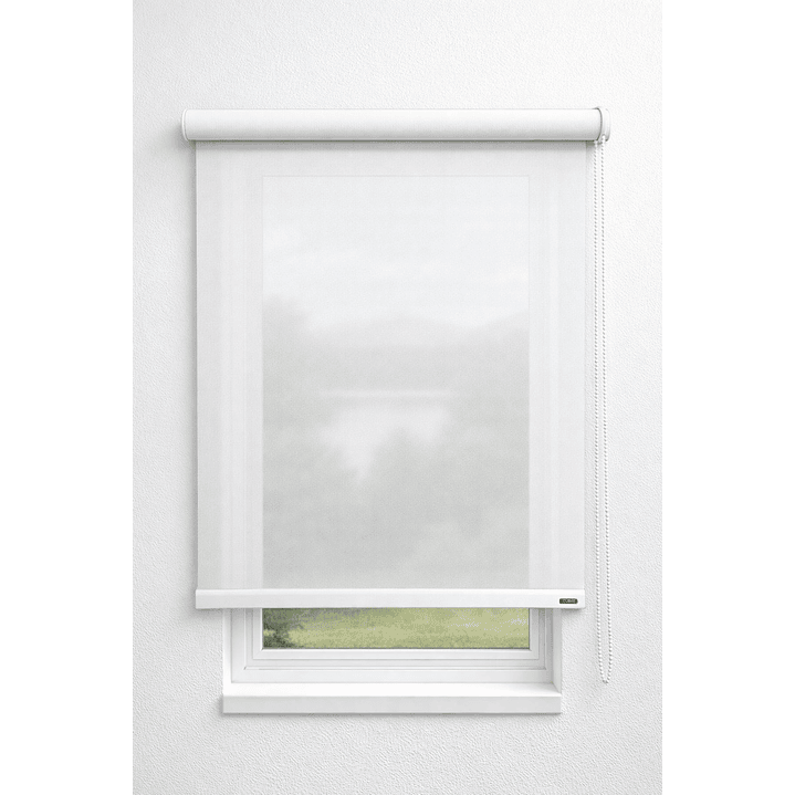 Cortina Roller Sunscreen 5% Filtro Solar Color Blanco 5