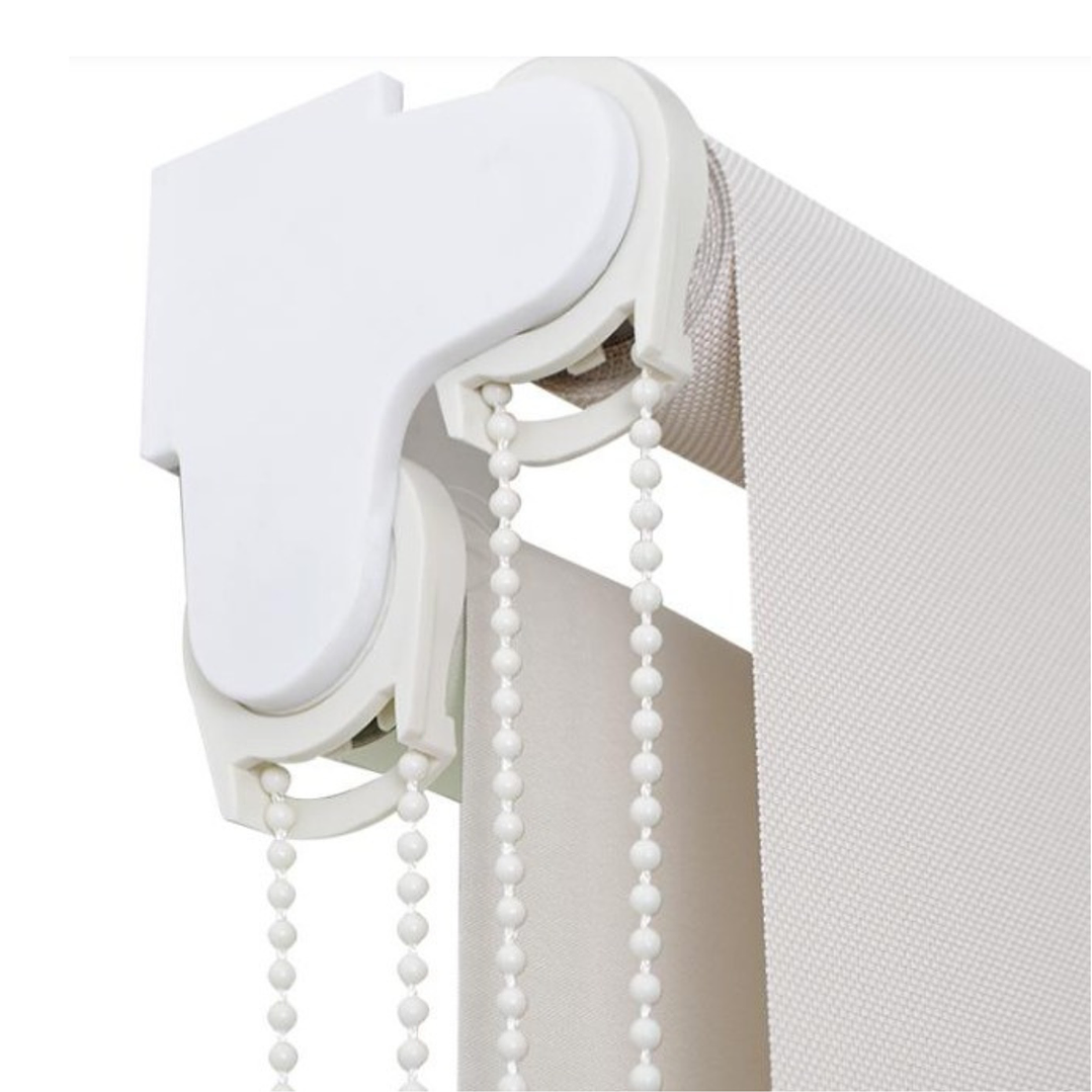 Cortina Roller Doble Blackout / Sunscreen Color Crudo 10