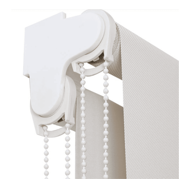 Cortina Roller Doble Blackout / Sunscreen Color Crudo 10