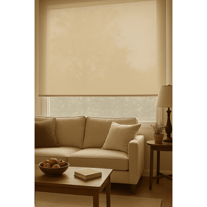 Cortina Roller Sunscreen 5% Filtro Solar Color Crudo 10