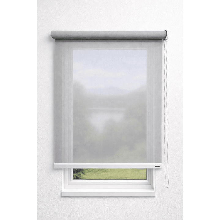 Cortina Roller Sunscreen 5% Filtro Solar Color Gris 9