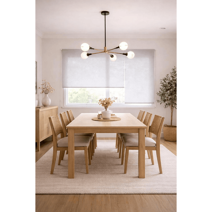 Cortina Roller Sunscreen 5% Filtro Solar Color Gris 10