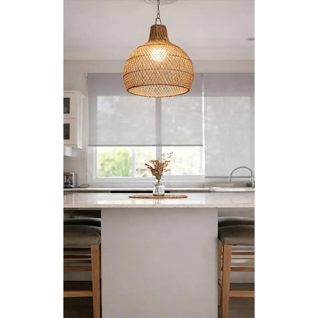 Cortina Roller Sunscreen 5% Filtro Solar Color Gris 11