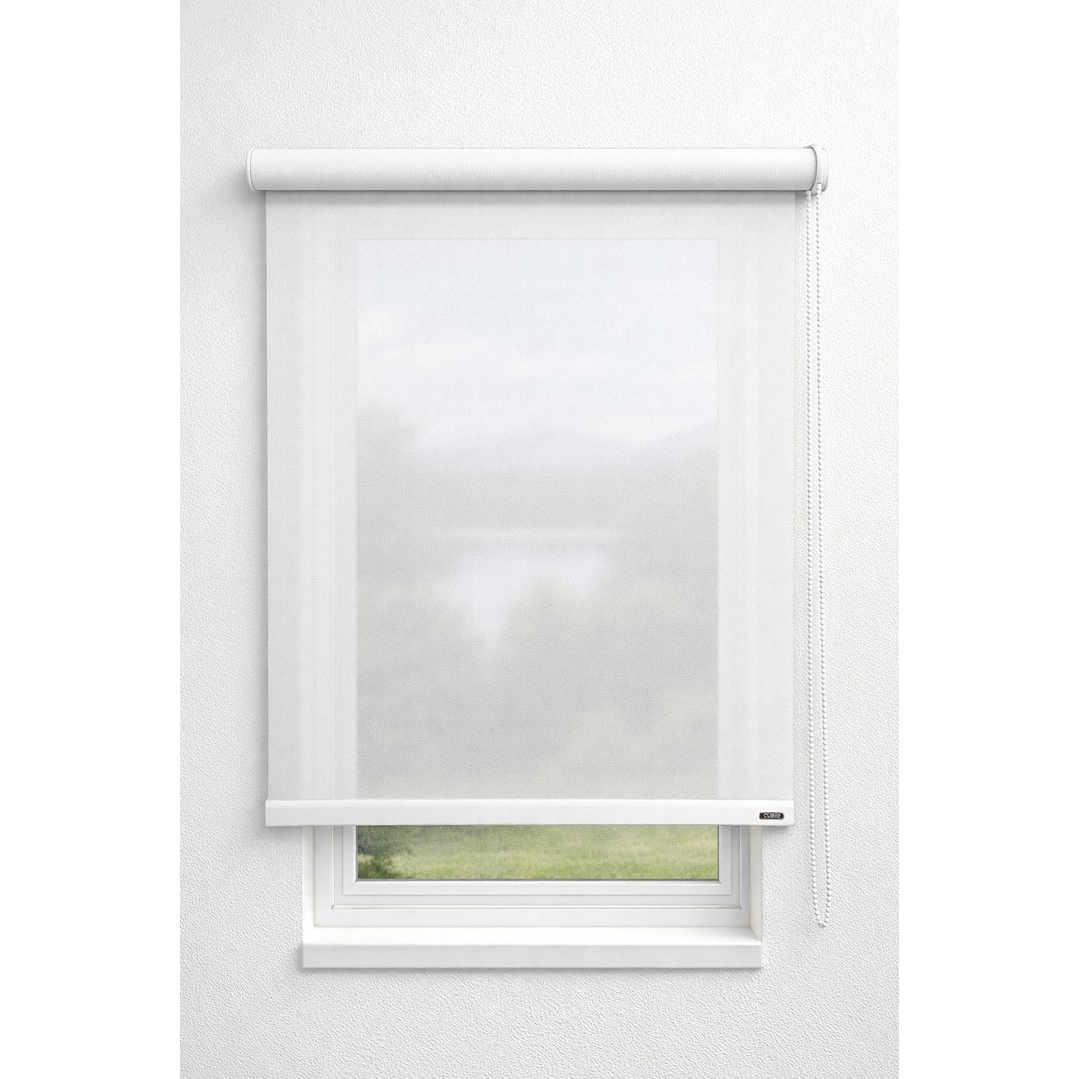 Cortina Roller Sunscreen 5% Filtro Solar Color Blanco 11