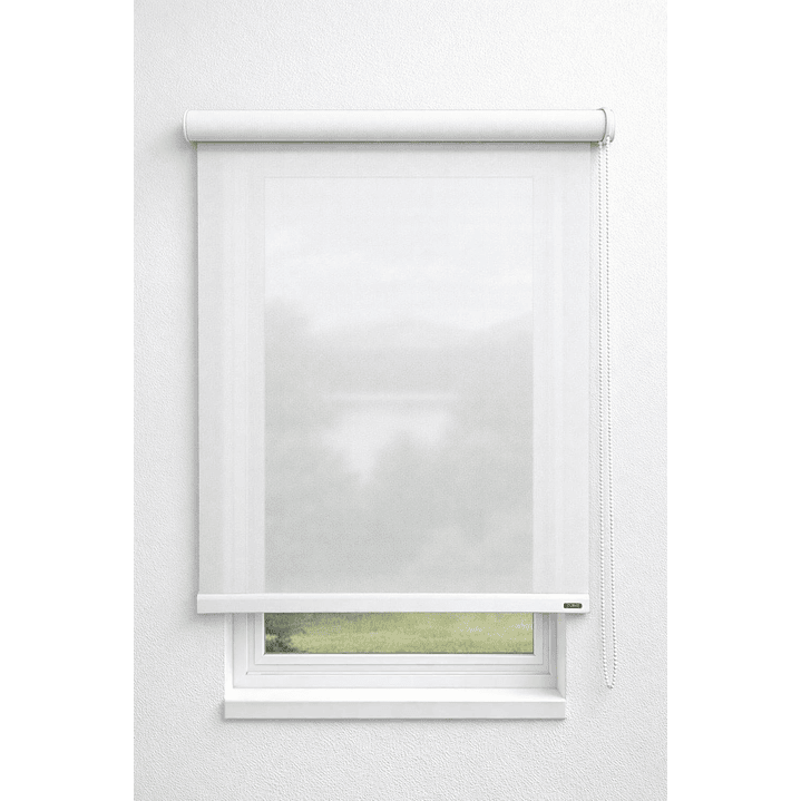 Cortina Roller Sunscreen 5% Filtro Solar Color Blanco 11