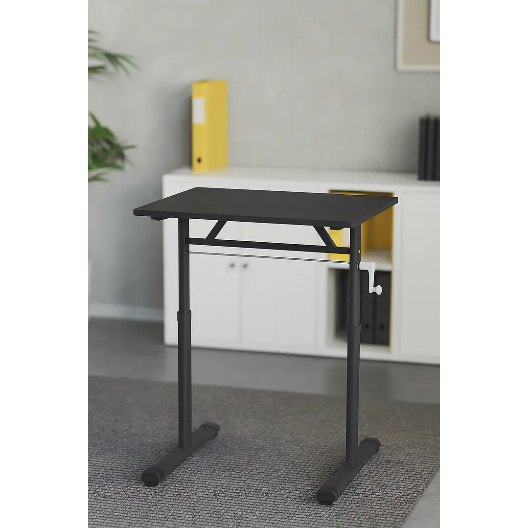 Escritorio Funcional Altura Ajustable 100x60x63-86cm Negro 1