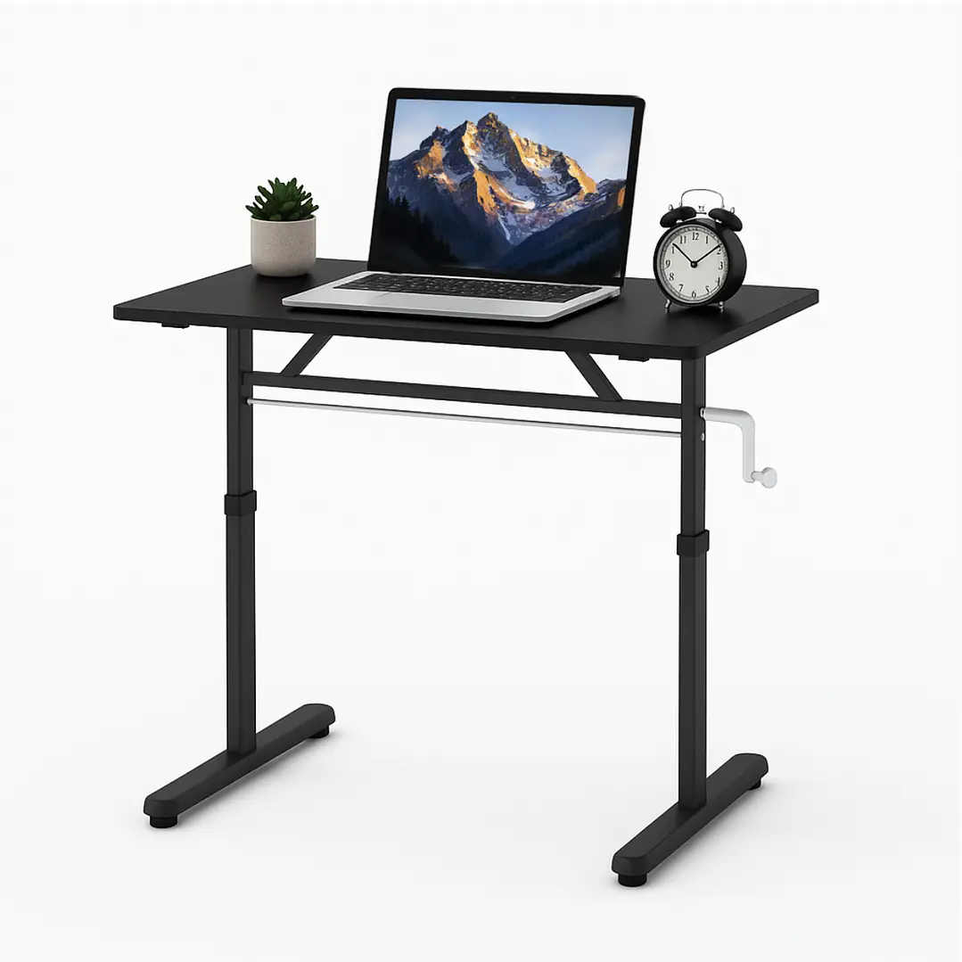 Escritorio Funcional Altura Ajustable 100x60x63-86cm Negro 5