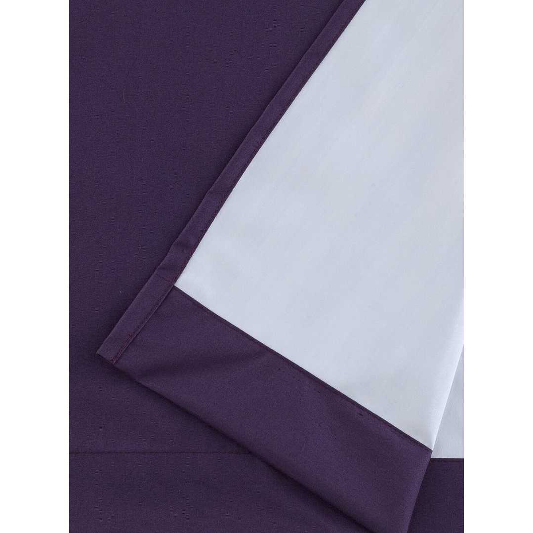 Cortina Tradicional 100% Blackout Morado 8