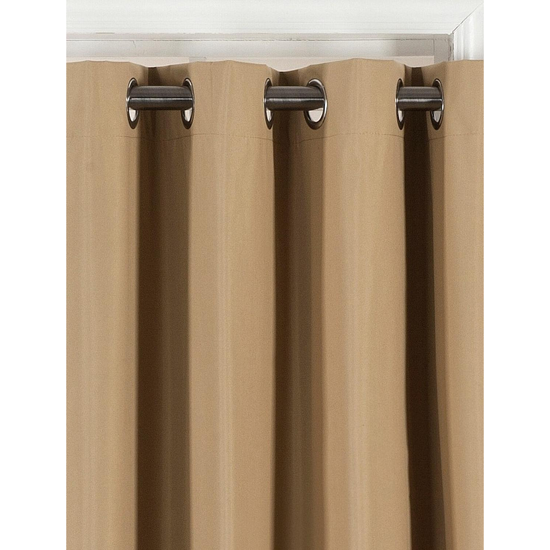 Cortina Tradicional 100% Blackout Dorado 7