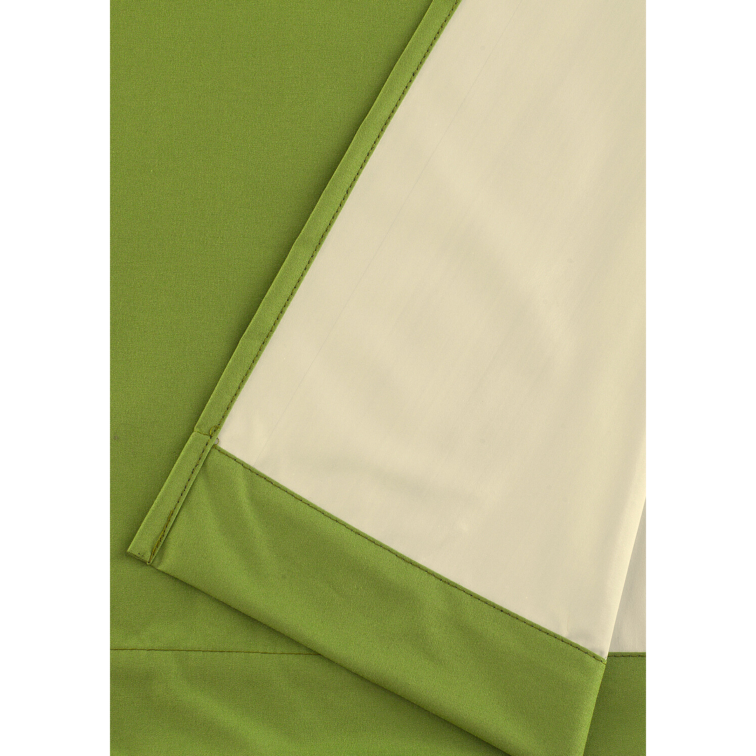 Cortina Tradicional 100% Blackout Verde 8