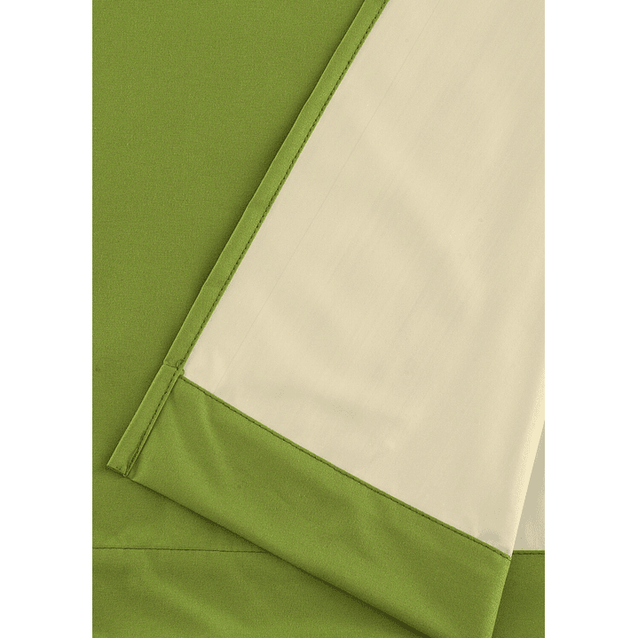 Cortina Tradicional 100% Blackout Verde 8