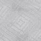 Cortina Blackout Tela Diseño 135x225 – 1 Paño Geometrica Blanco - Miniatura 7