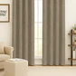 Cortina Blackout Tela Diseño 135x225 – 1 Paño Café Claro - Miniatura 2