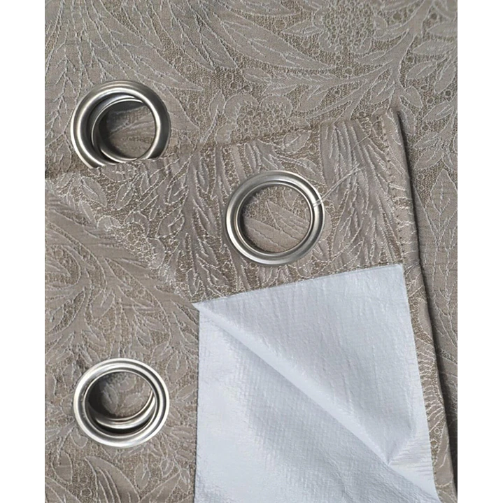 Cortina Blackout Tela Diseño 135x225 – 1 Paño Café Claro 4