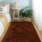 Alfombra Bajada De Cama Clems Shaggy 60x150 Café - Miniatura 2