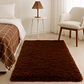 Alfombra Bajada De Cama Clems Shaggy 60x150 Café - Miniatura 3