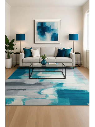 Alfombra Diseño Estambul Para Living 200x220 Clems