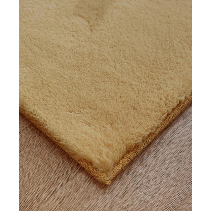 Alfombra Timmy Peluda Extra Suave Amarillo Gold 150x200 8