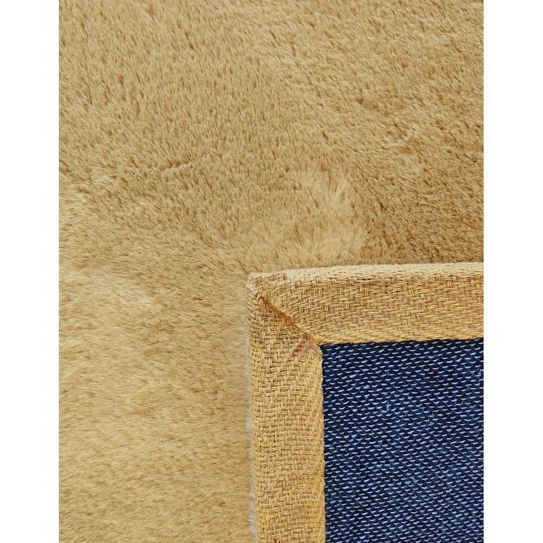 Alfombra Timmy Peluda Extra Suave Amarillo Gold 150x200 9
