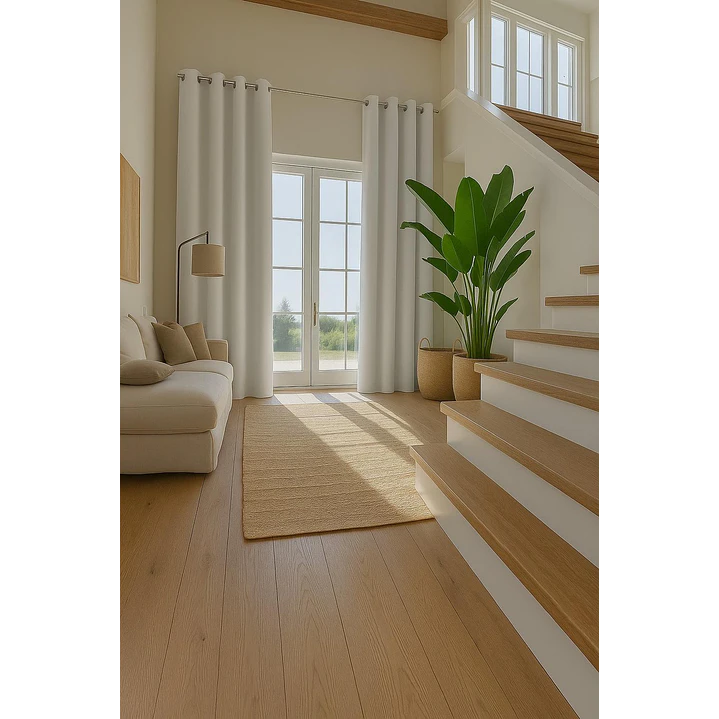 Cortina Blackout Tela Delgada 140x225 – 1 paño Blanco 5