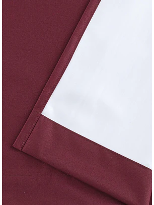 Cortina Blackout Tela Delgada 140x225 – 1 paño Rojo
