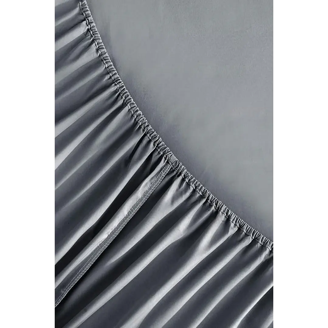 Juego de Sabanas Gris Oscuro 2