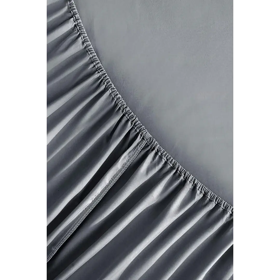 Juego de Sabanas Gris Oscuro 9