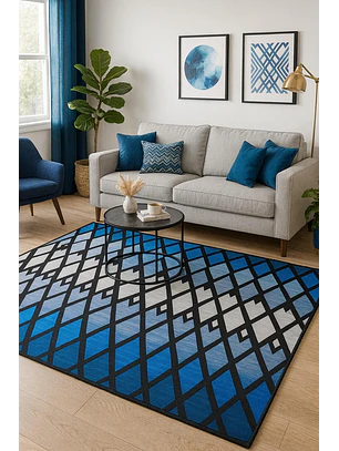 Alfombra Diseño Denver Para Living 200x220 Clems