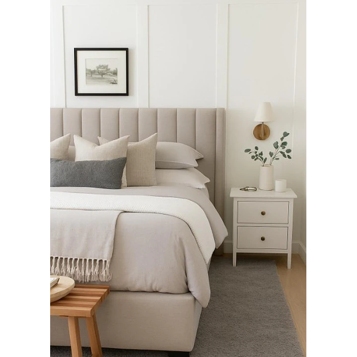 Alfombra Bajada De Cama Timmy Peluda Color Gris 55x145 2