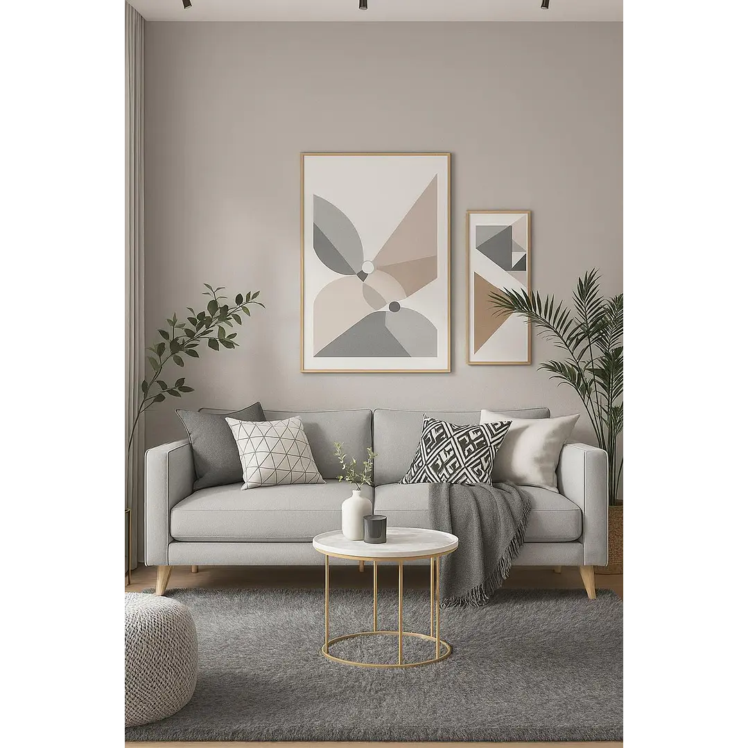 Alfombra Bajada De Cama Timmy Peluda Color Gris 55x145 5