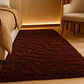 Alfombra Bajada De Cama Clems Shaggy 60x150 Café - Miniatura 4