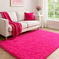 Alfombra Peluda Shaggy Clems 200x220 Fucsia - Miniatura 1