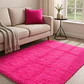 Alfombra Peluda Shaggy Clems 200x220 Fucsia - Miniatura 3