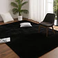 Alfombra Peluda Shaggy Negro 200x220 Clems - Miniatura 6