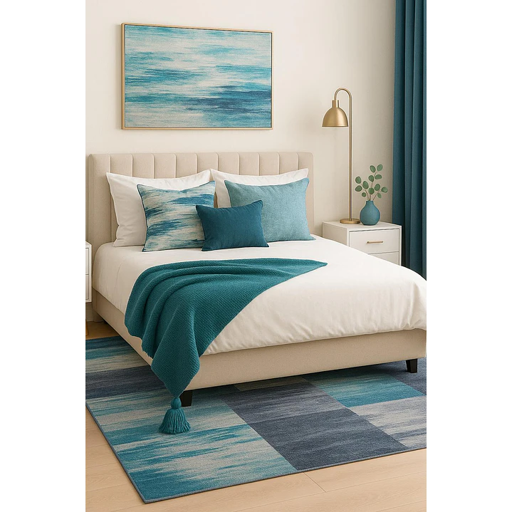 Alfombra Clems Para Living 200x220 Diseño Georgia 5