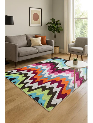 Alfombra Diseño Kasam Para Living 150x200 Clems