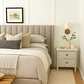 Alfombra Bajada De Cama Timmy Extra Suave Color Taupe 55x145 - Miniatura 2