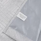Cortina Blackout Tela Diseño 135x225 – 2 Paños Geometrica Blanco - Miniatura 6