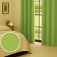 Pack 2 Cortina de Tela Delgada 100% Blackout Verde - Miniatura 3